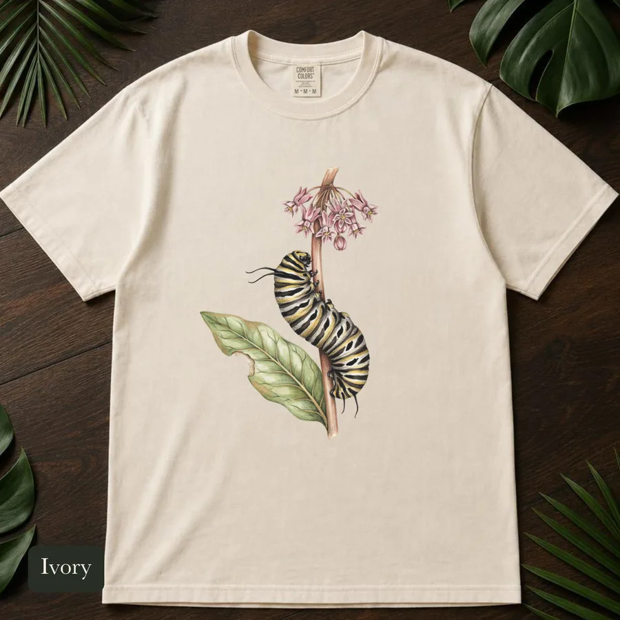 Monarch Caterpillar Shirt — Folk and Fauna