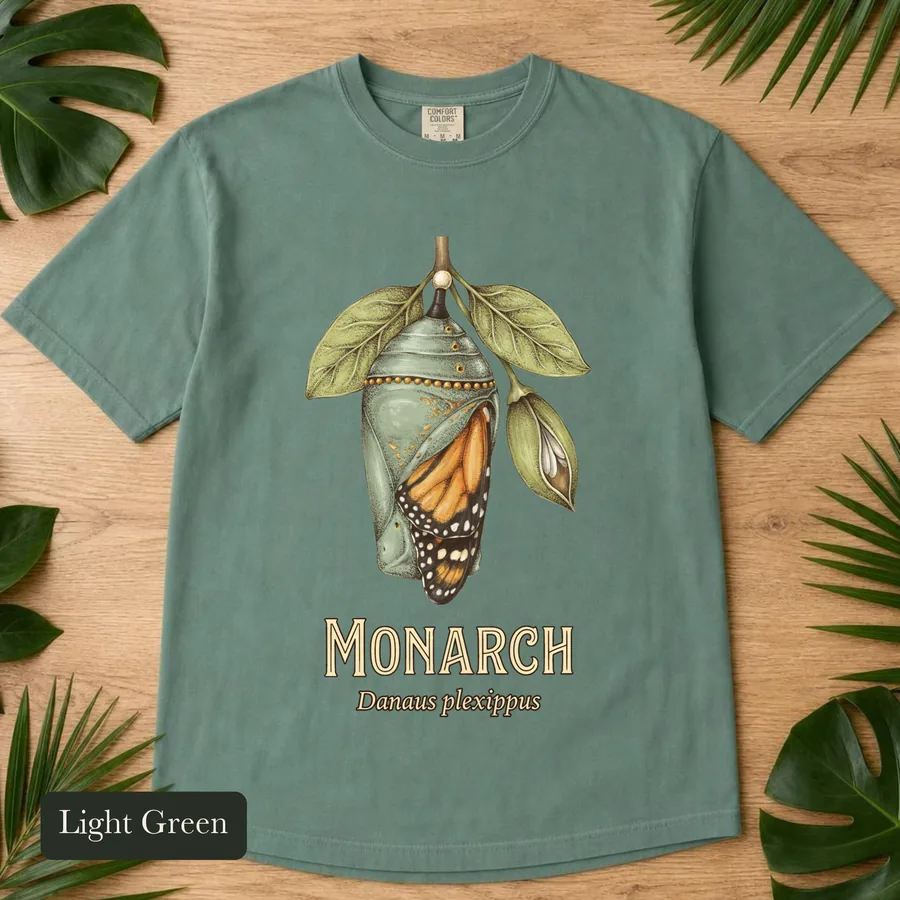 Monarch Butterfly Comfort Colors® Shirt — Folk and Fauna