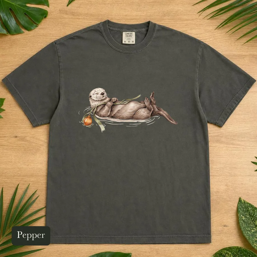 Sleeping Sea Otter Shirt — Folk and Fauna